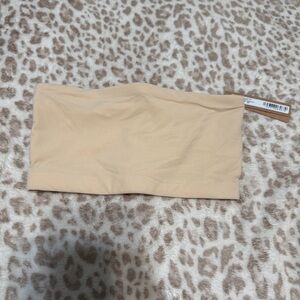 SKIMS Fits Everybody Bandeau - Sand in XXS - NWT